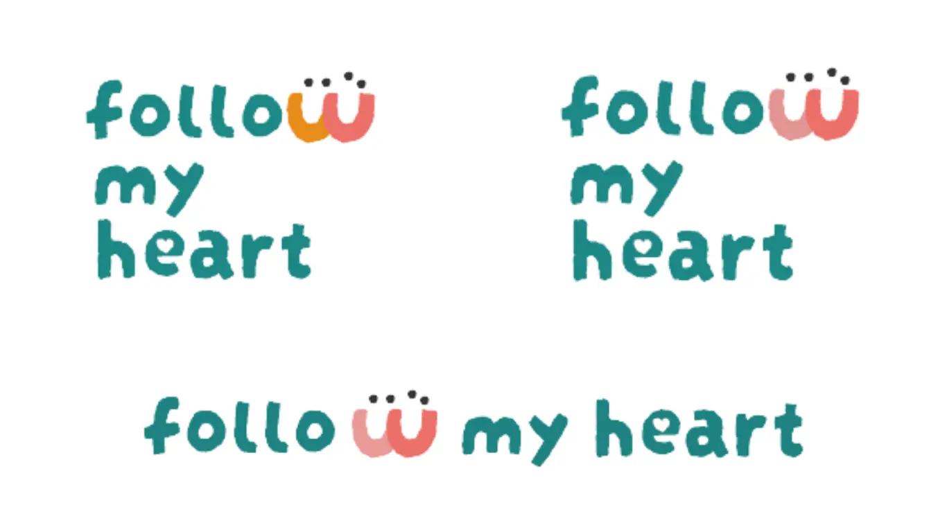follow my heart 様のロゴ制作